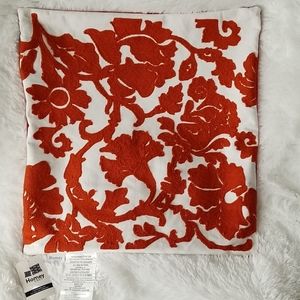 Homey Cozy Velvet/Cotton Embroidered Pillow Cover